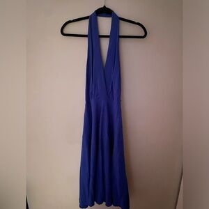 Windsor Halter A-Line Midi Dress